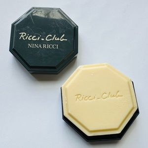 VINTAGE 1980s NINA RICCI RICCI-CLUB ITALY MENS UNISEX BAR SOAP TRAVEL CASE 50g